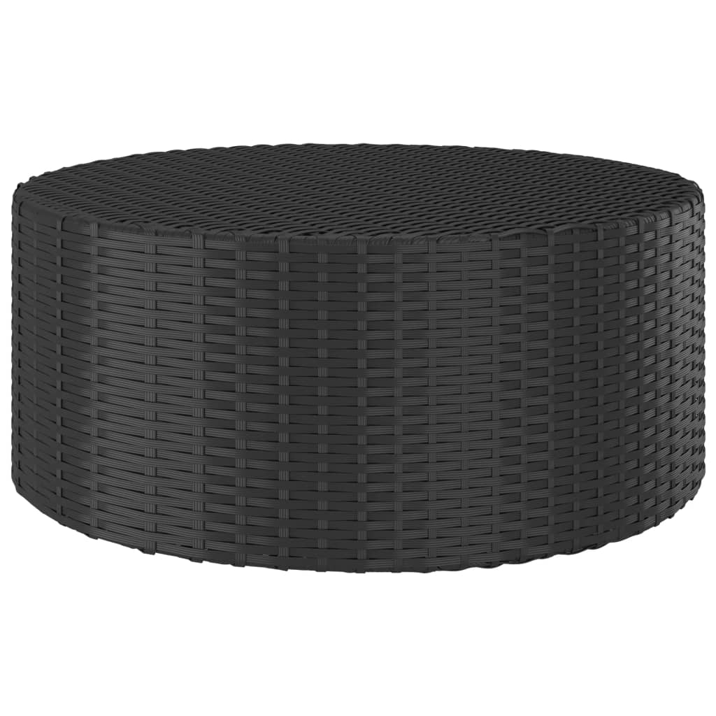 Outdoor Coffee Table Ø 68 X 30 Cm Poly Rattan