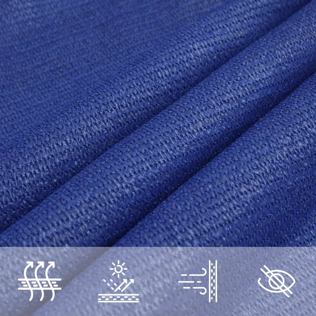 Sunshade Sail 160 G/M² Blue 2X3.5 M Hdpe