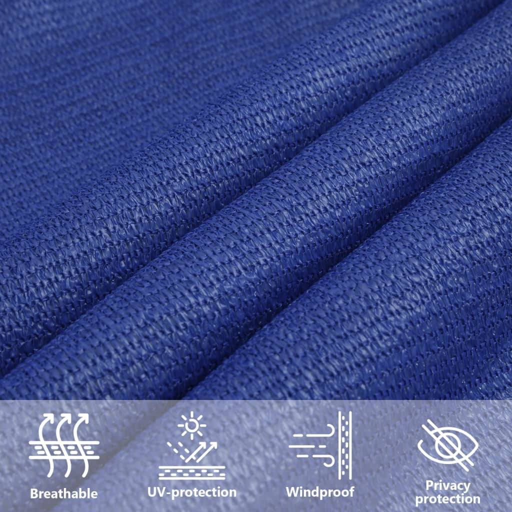 Sunshade Sail 160 G/M² Blue 2X3.5 M Hdpe