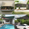 Sunshade Sail 160 G/M² Blue 2X3.5 M Hdpe