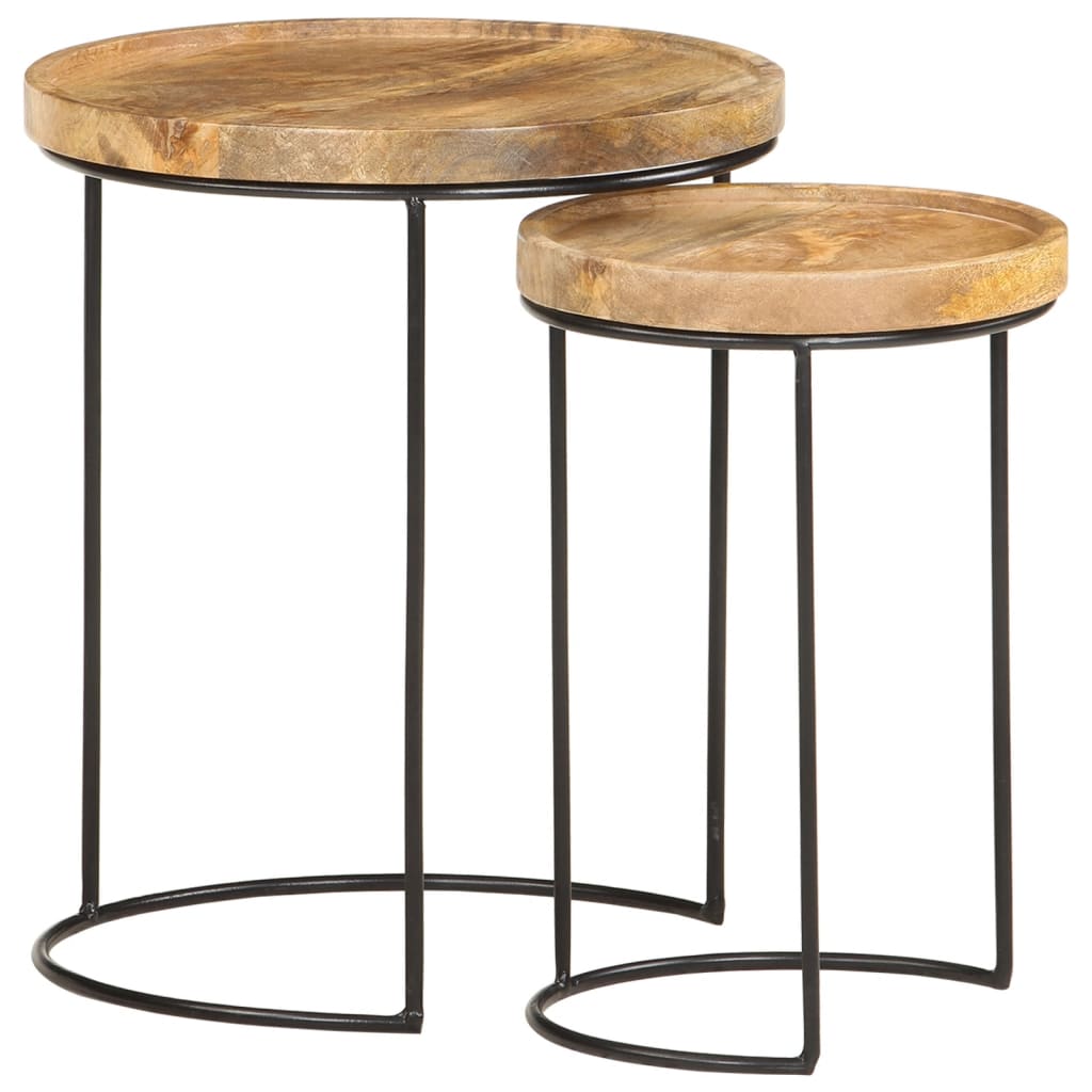 2 Piece Coffee Table Set And Steel