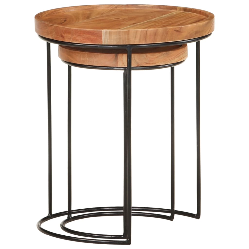 2 Piece Coffee Table Set And Steel