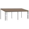 Wall-Mounted Gazebo 6X3X2.5 M Taupe