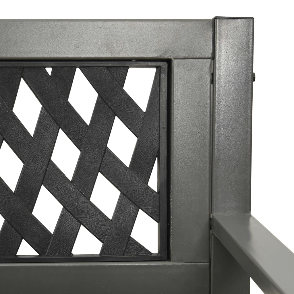 Garden Bench | | Powder-Coated Steel, Plastic | Standard | Durable