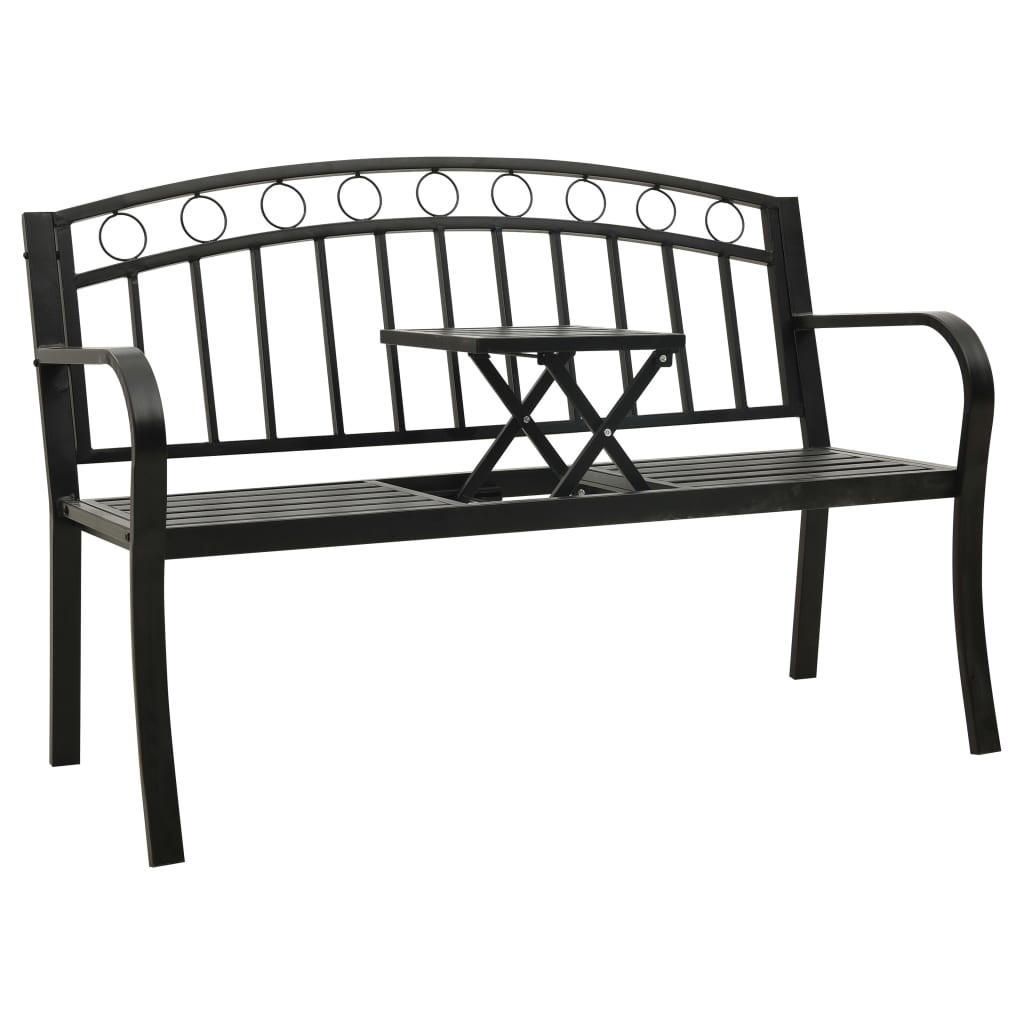 Garden Bench 125 Cm Steel