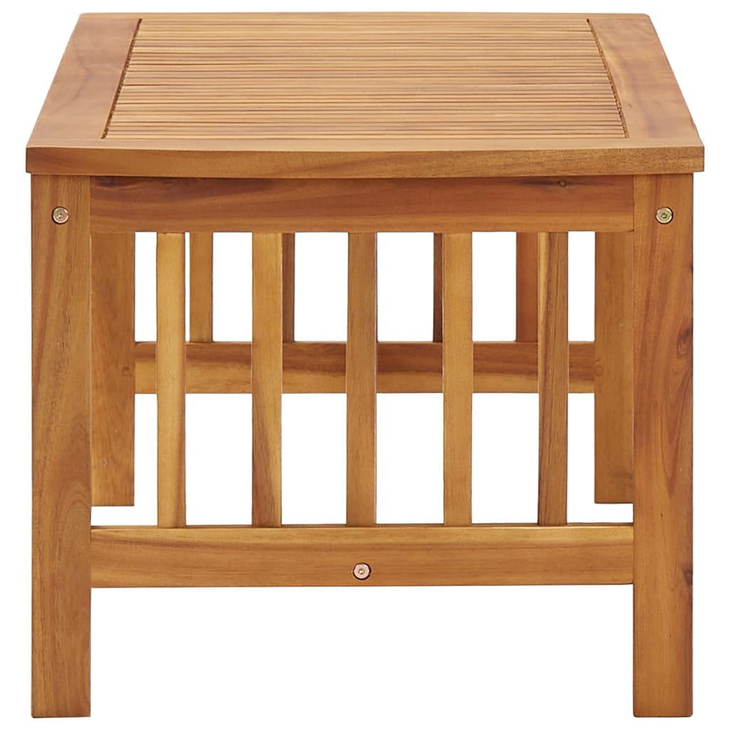 Coffee Table 102X50X43 Cm Solid Acacia Wood