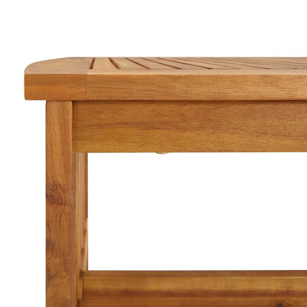 Coffee Table 102X50X43 Cm Solid Acacia Wood
