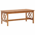 Coffee Table 102X50X43 Cm Solid Acacia Wood Solid acacia wood with an oil finish