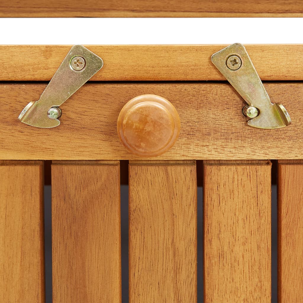 Garden Storage Bench 148 Cm Solid Acacia Wood