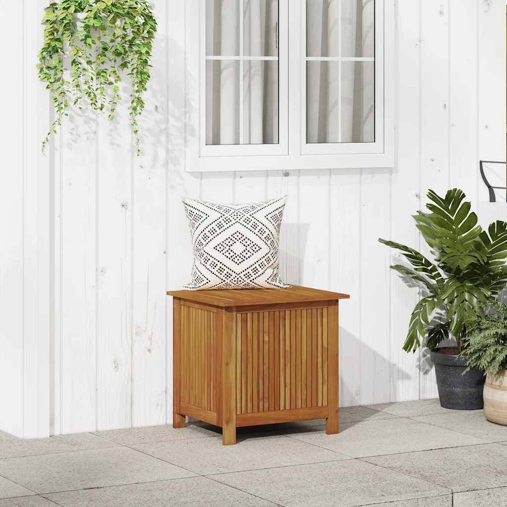 Garden Storage Box Solid Acacia Wood