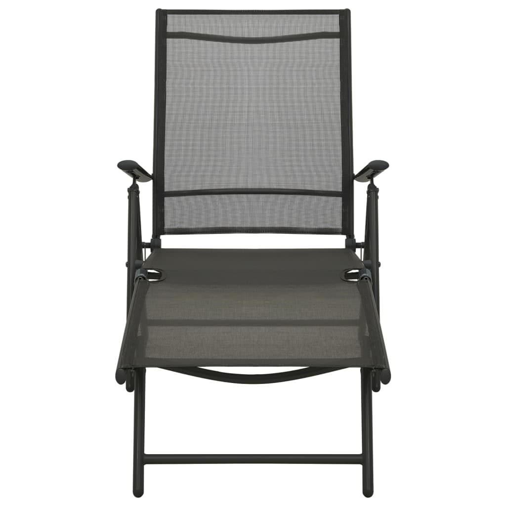 3 Piece Garden Lounge Set Textilene And Aluminium