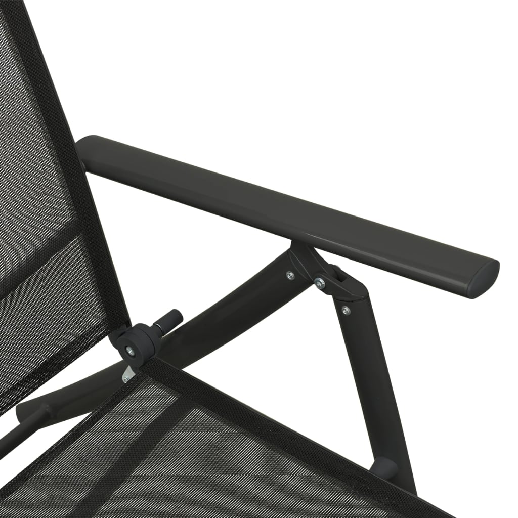 3 Piece Garden Lounge Set Textilene And Aluminium
