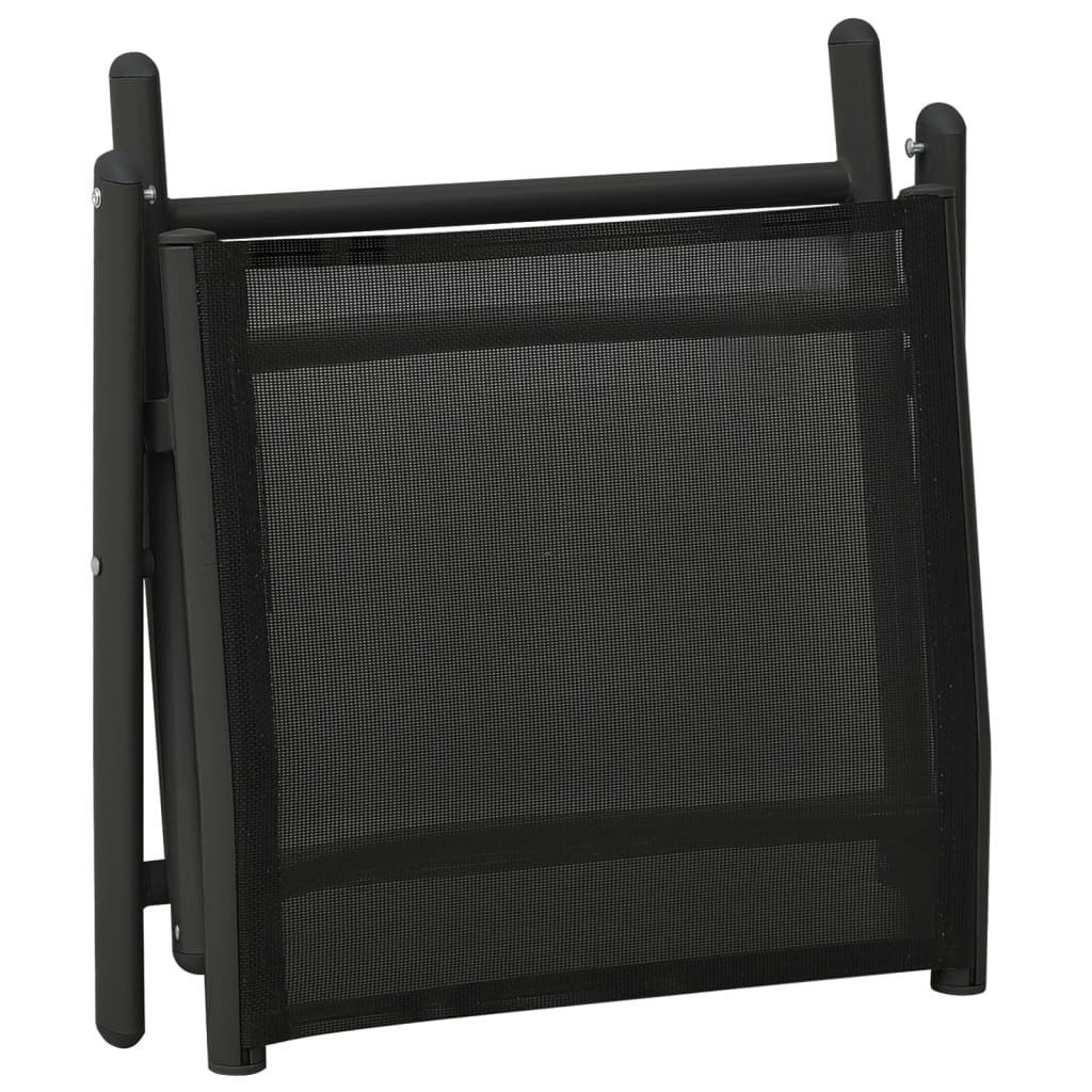 3 Piece Garden Lounge Set Textilene And Aluminium