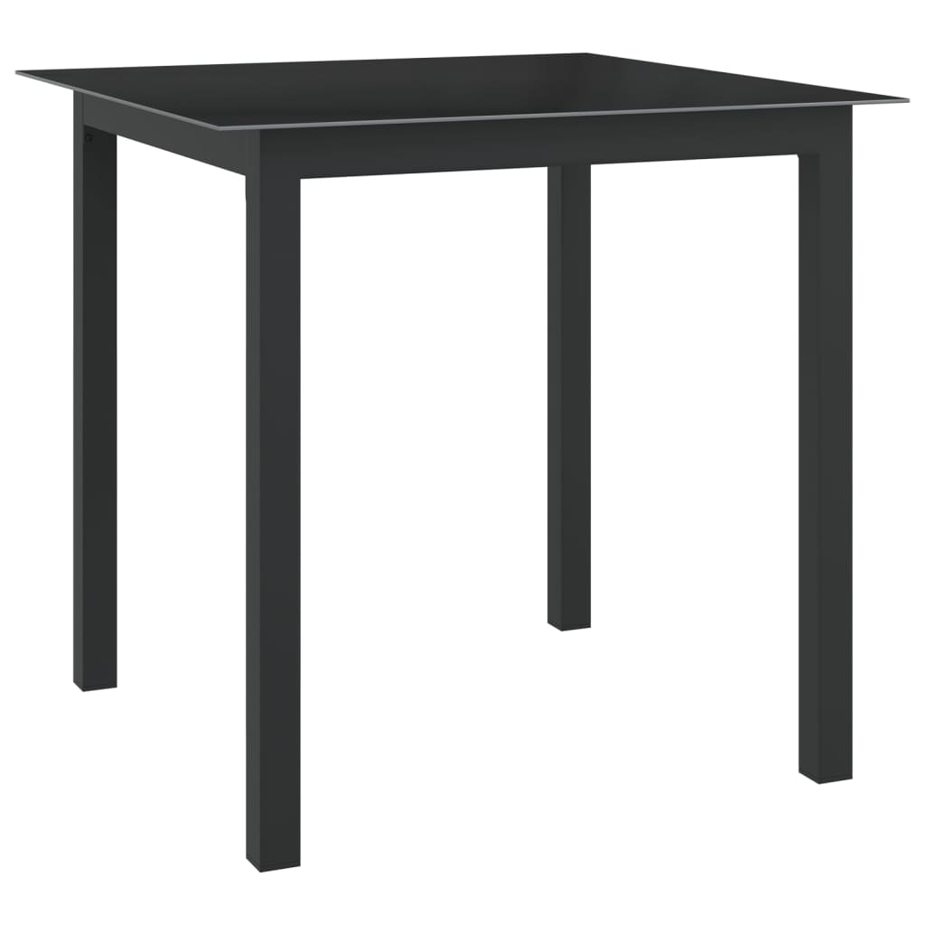 Garden Table Aluminium And Glass
