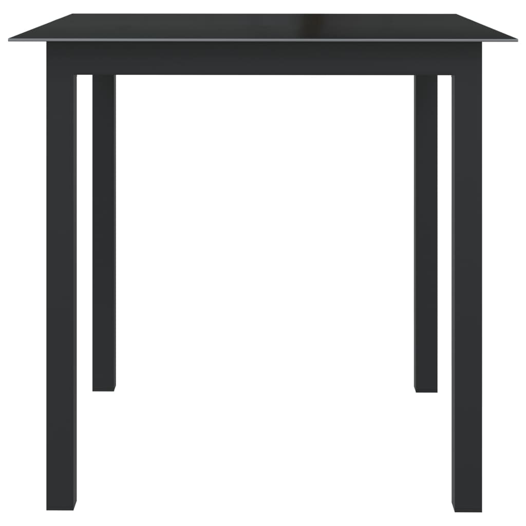 Garden Table Aluminium And Glass