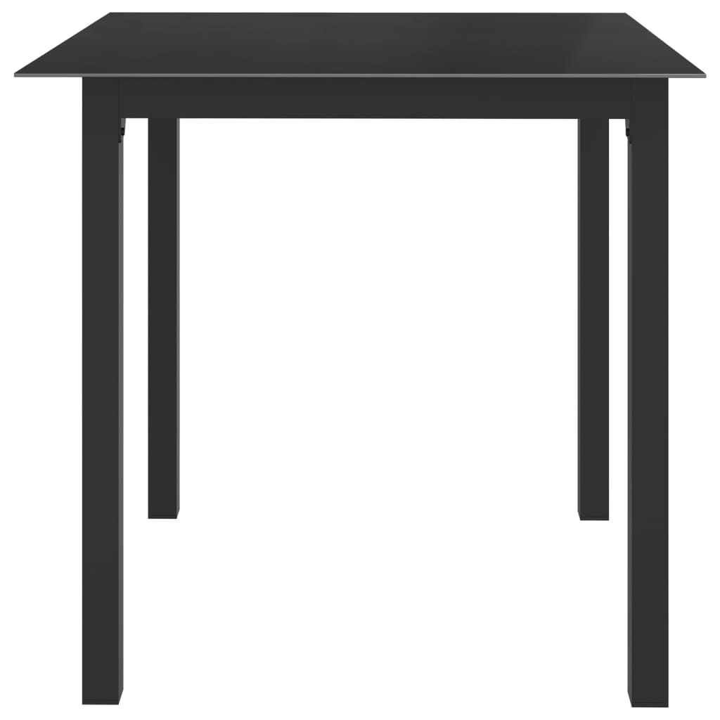 Garden Table Aluminium And Glass