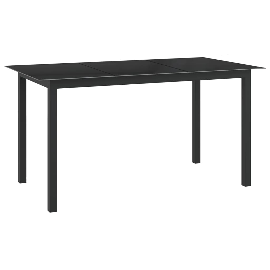 Garden Table Aluminium And Glass