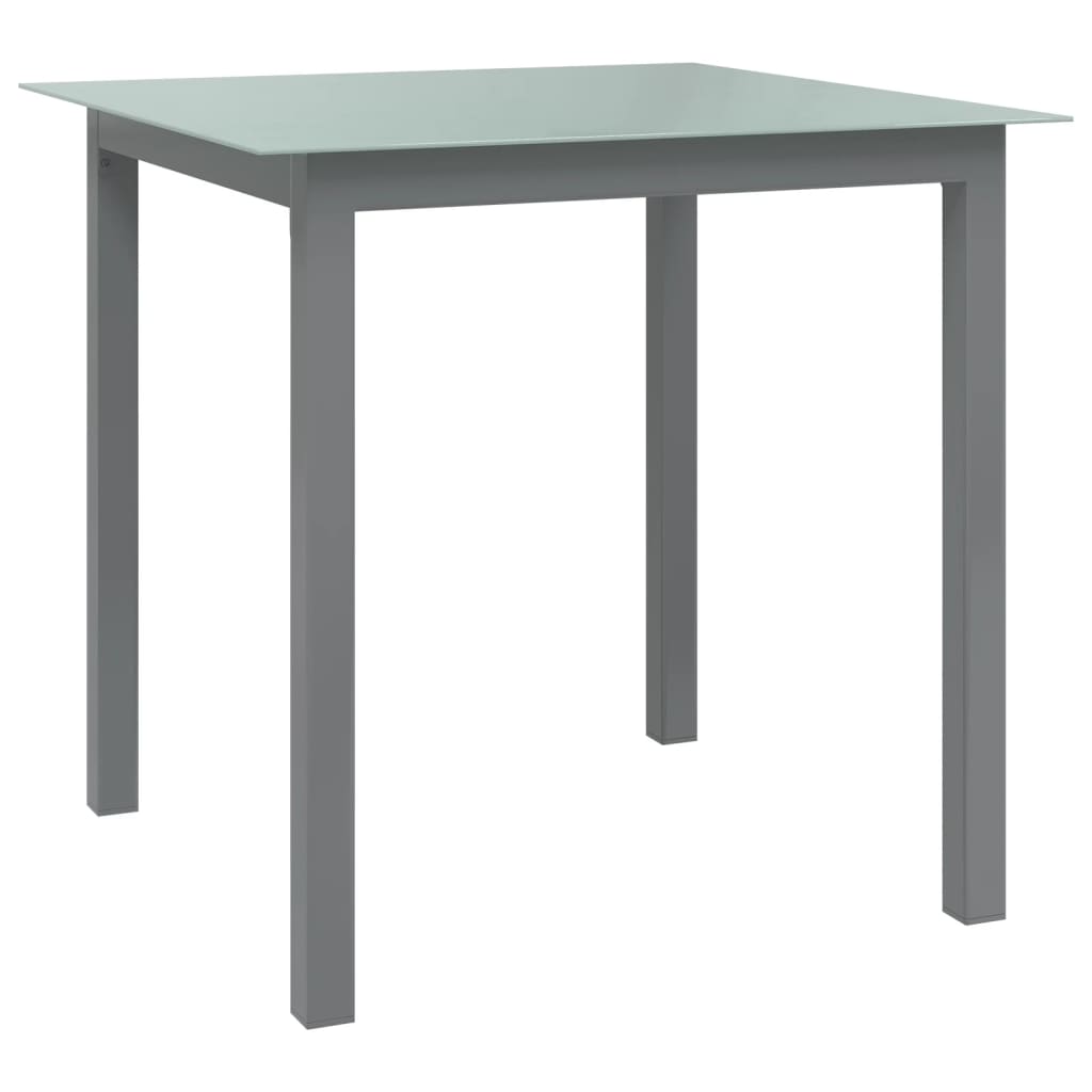 Garden Table Aluminium And Glass