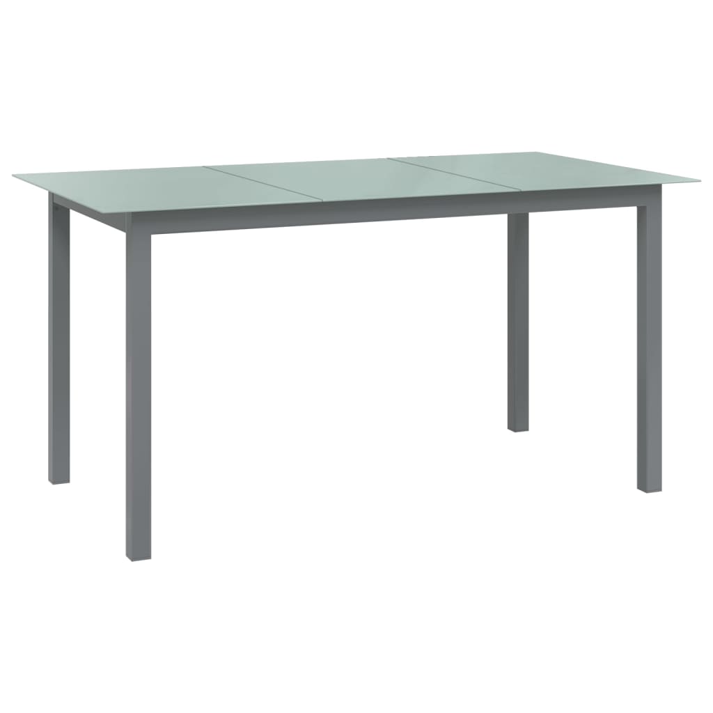 Garden Table Aluminium And Glass
