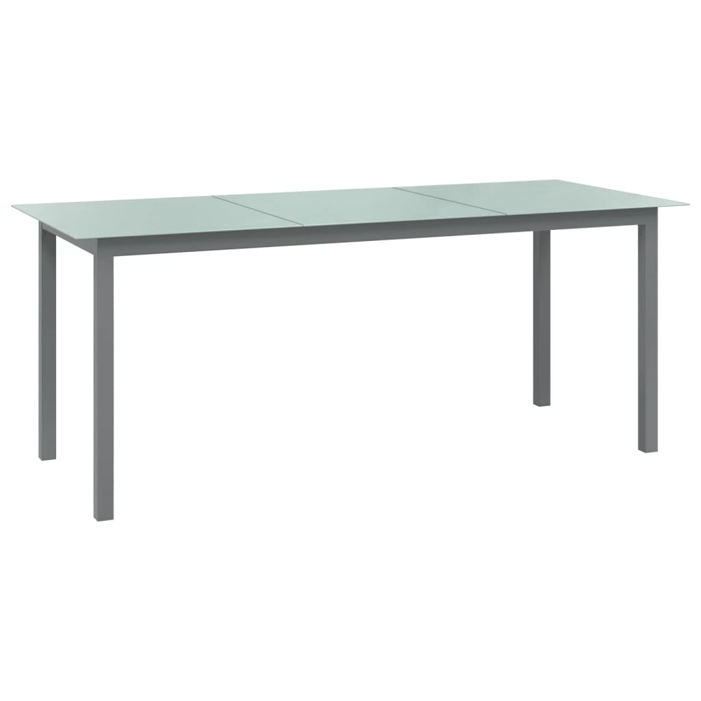 Garden Table Aluminium And Glass