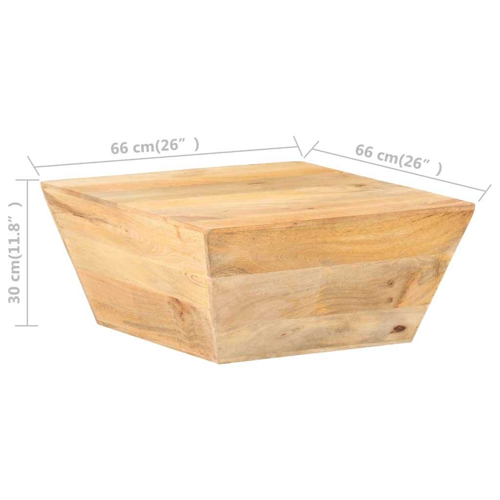 Coffee Table V-Shape 66X66X30 Cm