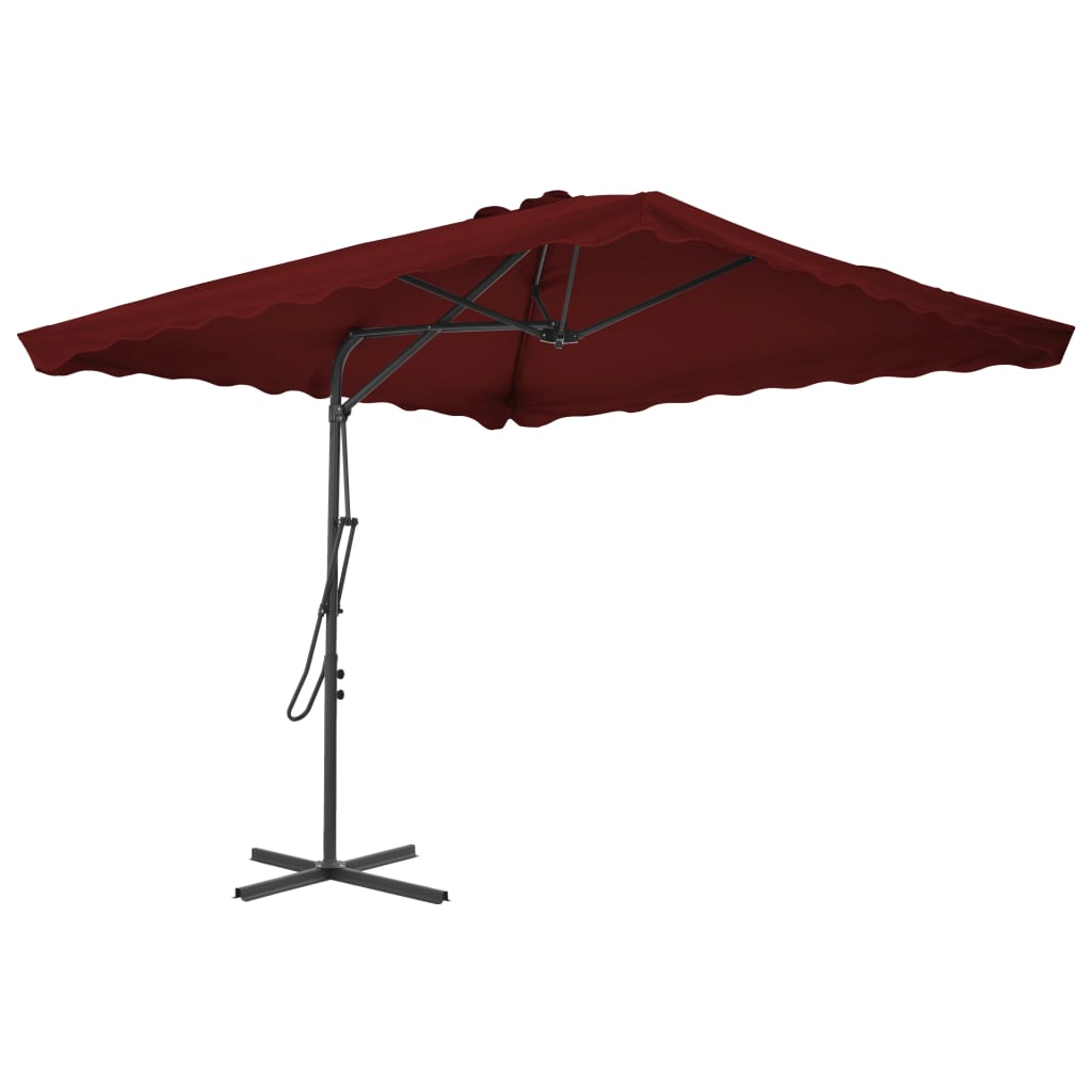 Garden Parasol With Steel Pole 250X250 Cm
