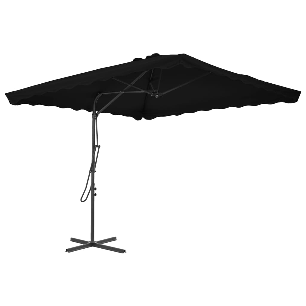 Garden Parasol With Steel Pole 250X250 Cm