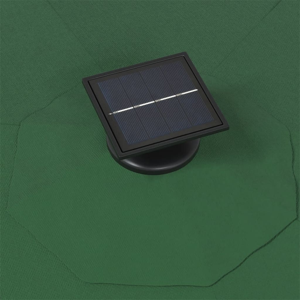 Wall-Mounted Garden Parasol With Leds 300 Cm