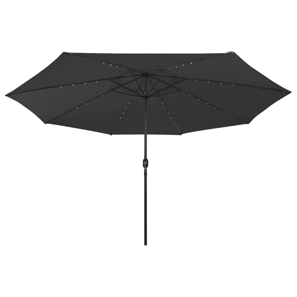 Garden Parasol With Led Lights 400 Cm