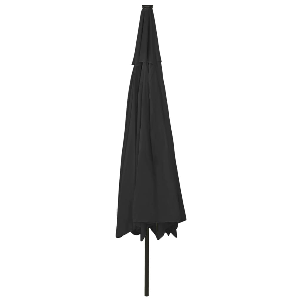 Garden Parasol With Led Lights 400 Cm