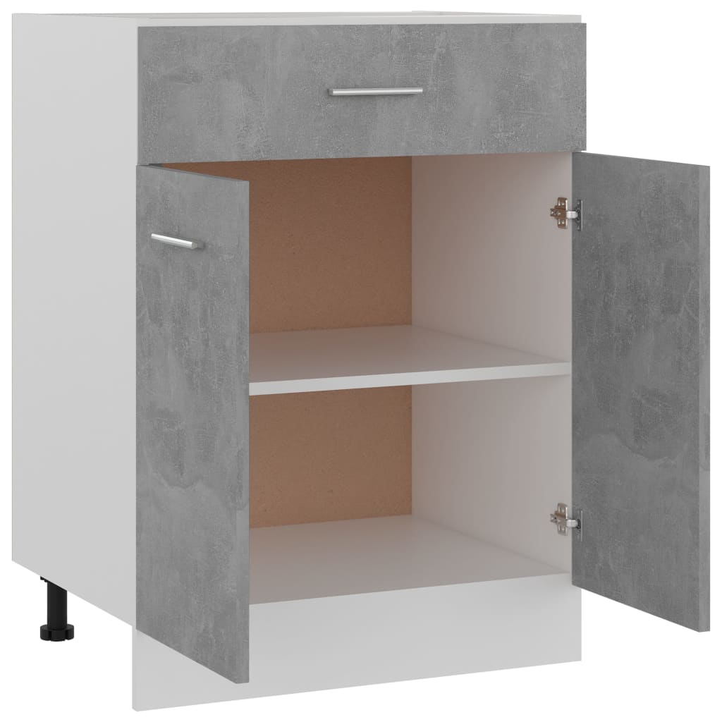 Drawer Bottom Cabinet 60X46X81.5 Cm Engineered Wood