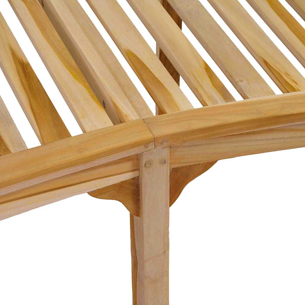 Banana Bench Solid Teak Wood