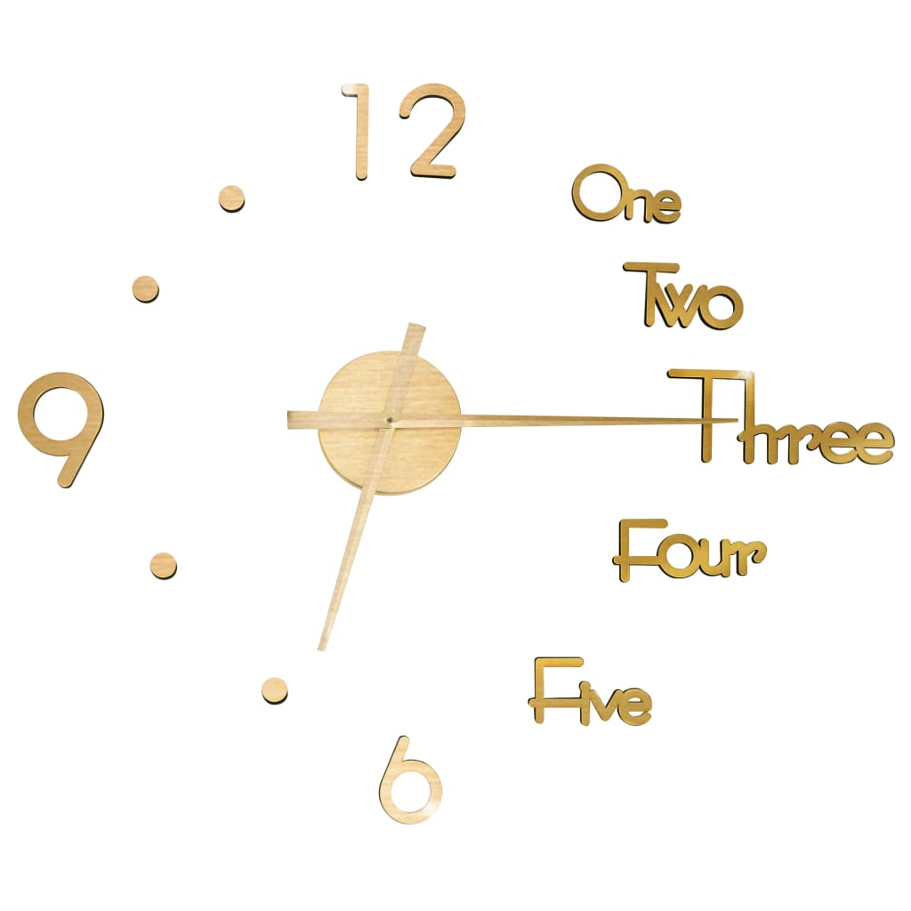 3D Wall Clock Modern Design 100 Cm Xxl