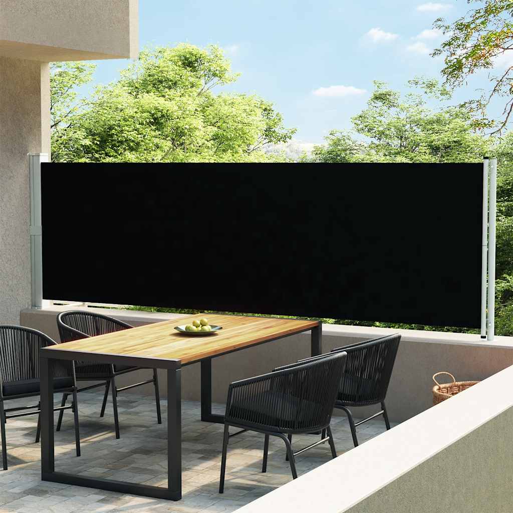 Side Awning | Fabric + Grey Steel Cover