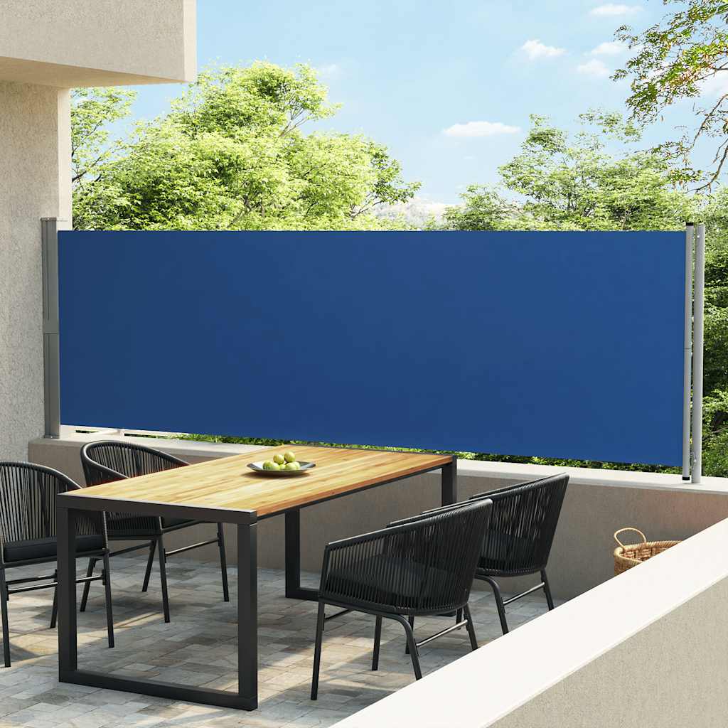 Side Awning | Fabric + Grey Steel Cover