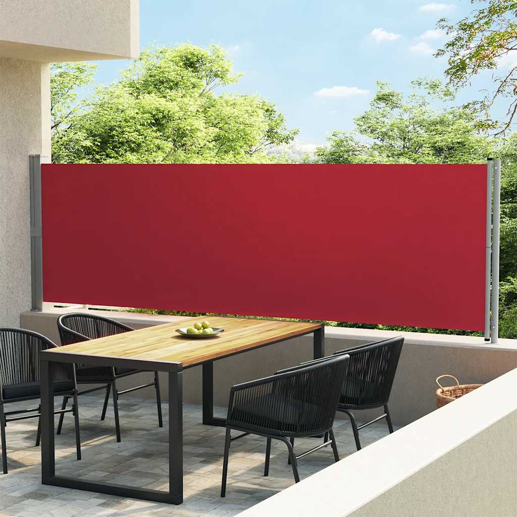 Side Awning | Fabric + Grey Steel Cover