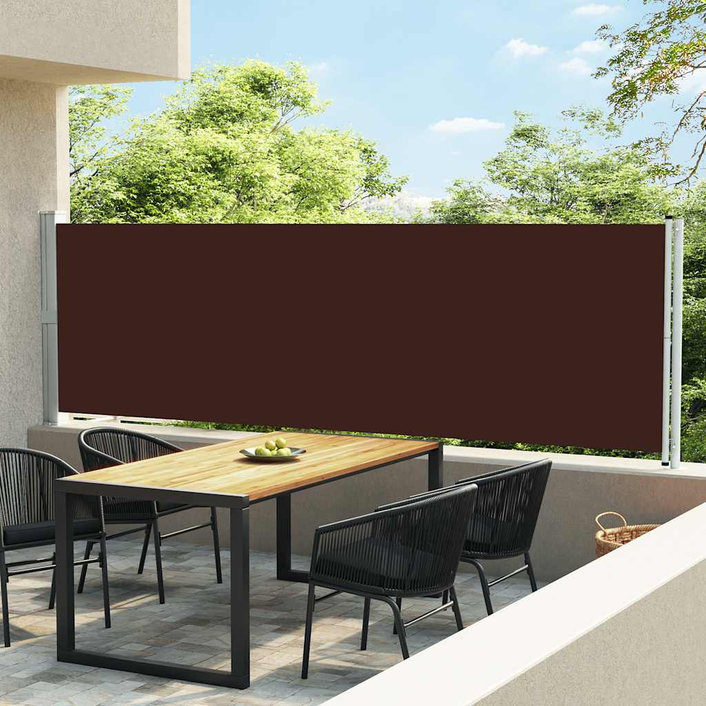 Side Awning | Fabric + Grey Steel Cover