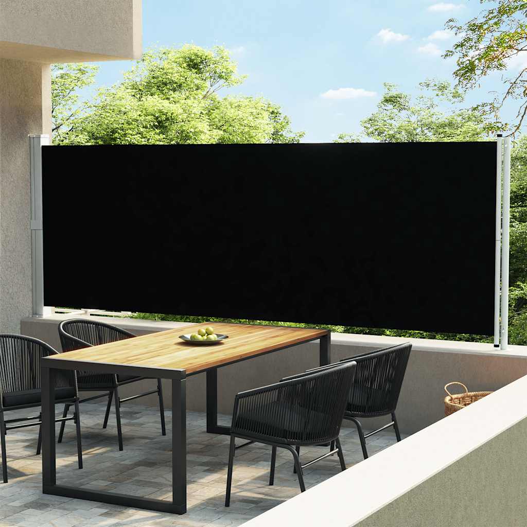Side Awning | Fabric + Grey Steel Cover