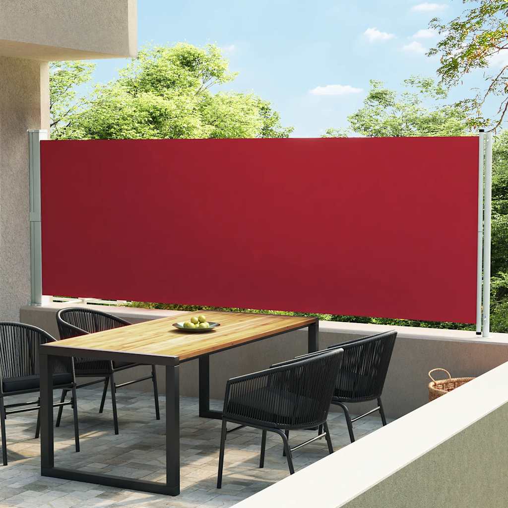 Side Awning | Fabric + Grey Steel Cover