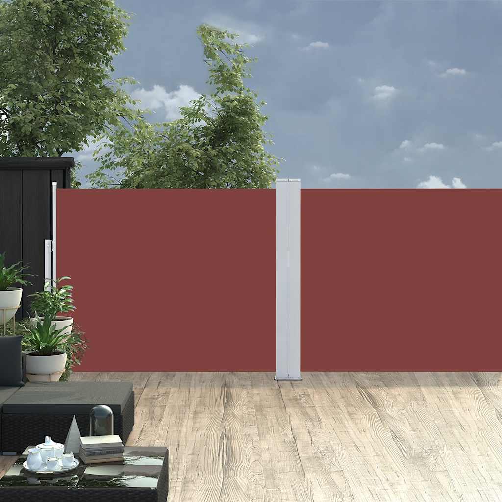 Side Awning | Fabric + Grey Steel Cover