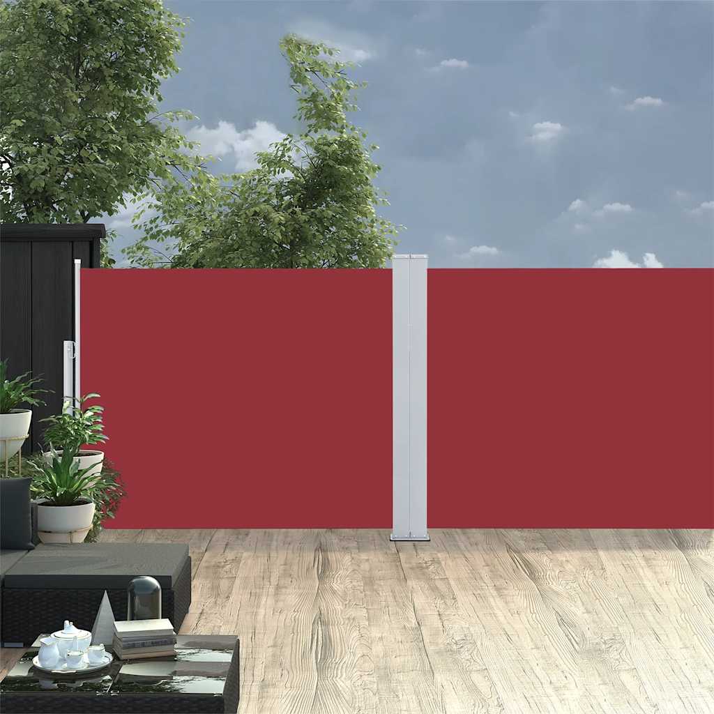 Side Awning | Fabric + Grey Steel Cover