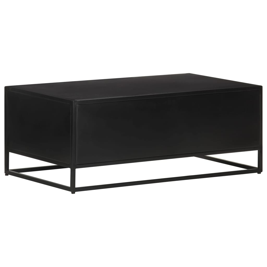 Coffee Table 90X50X35 Cm Rough Mango Wood