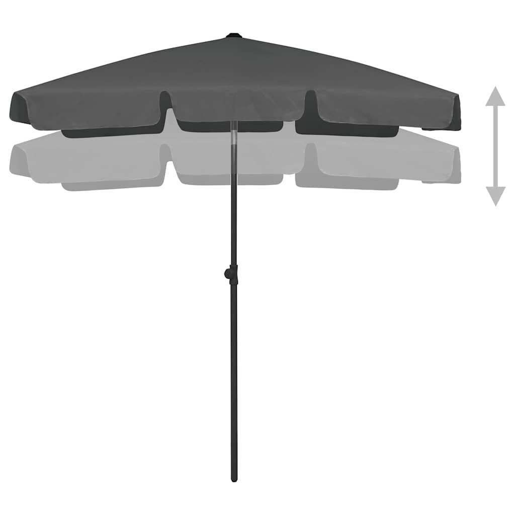 Garden Parasol Beach Parasol terracotta green sand yellow bordeaux red black
