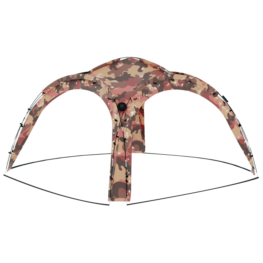 Party Tent With Led And 4 Sidewalls 3.6X3.6X2.3 M