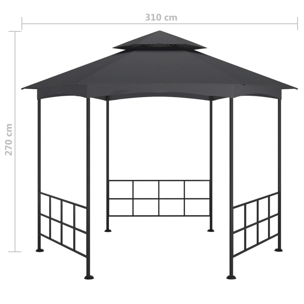 Gazebo With Sidewalls 3.1X2.7 M