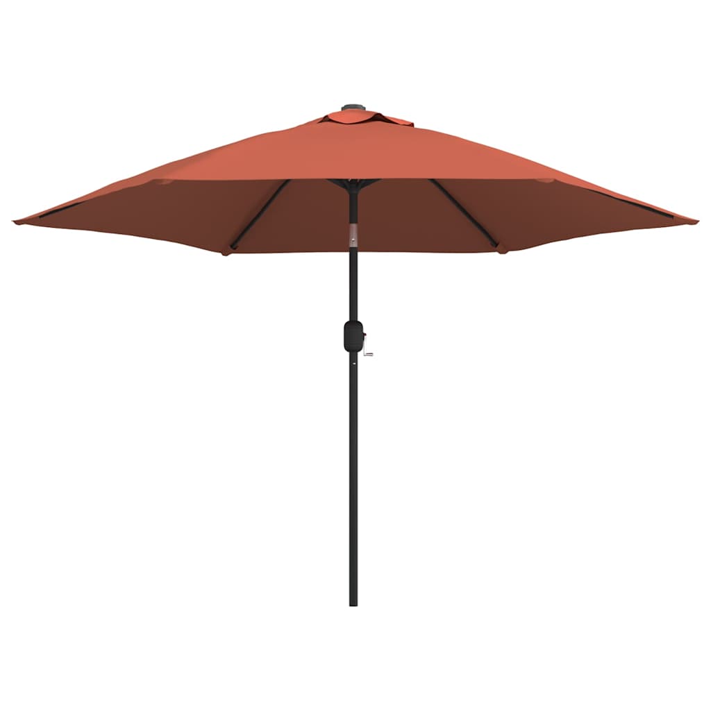 Garden Parasol Terracotta 3m Patio Umbrella Crank Tilt Outdoor Shade azure black
