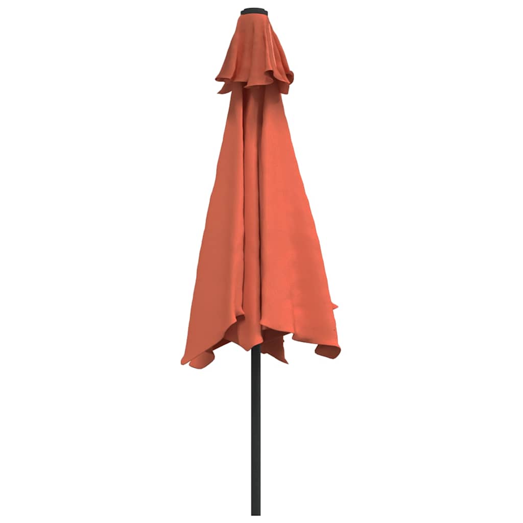Garden Parasol Terracotta 3m Patio Umbrella Crank Tilt Outdoor Shade azure black