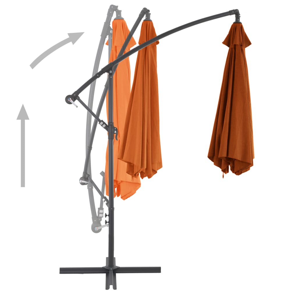Cantilever Garden Parasol | | Polyester, Metal | Large
