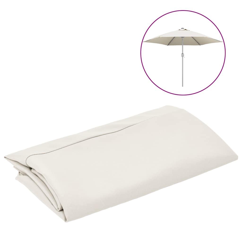 Outdoor Umbrella & Sunshade Fabric Replacement Parasol 300 Cm black bordeaux red