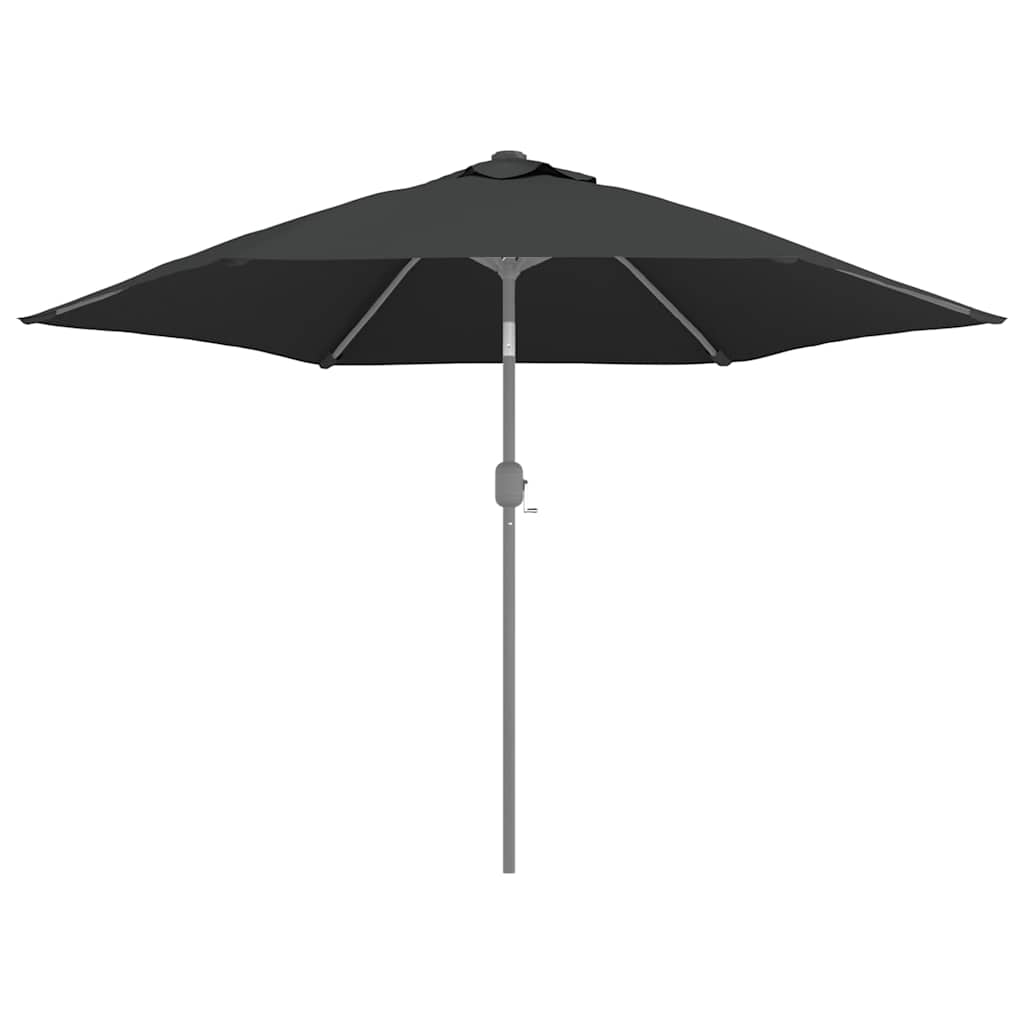 Outdoor Umbrella & Sunshade Fabric Replacement Parasol 300 Cm black bordeaux red